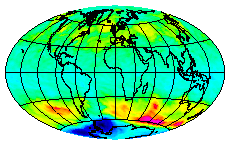 Ozone Field of 24 August 2005