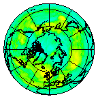 Ozone Field of 25 August 2005