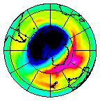 Ozone Field of 22 September 2005
