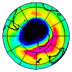 Ozone Field of 23 September 2005