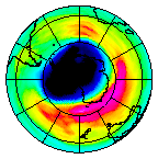Ozone Field of 24 September 2005