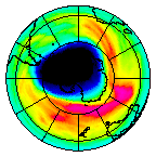 Ozone Field of 26 September 2005