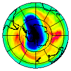 Ozone Field of 22 October 2005