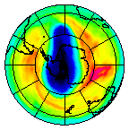 Ozone Field of 23 October 2005