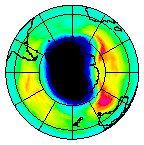Ozone Field of 23 September 2006