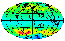 Ozone Field of 03 August 2007