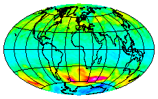 Ozone Field of 09 August 2007