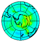 Ozone Field of 23 February 2008