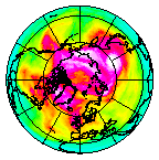 Ozone Field of 13 April 2008