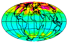 Ozone Field of 29 April 2008