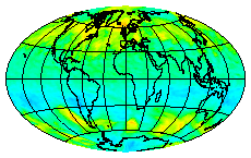 Ozone Field of 15 July 2008