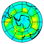 Ozone Field of 15 July 2008