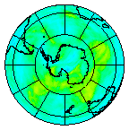 Ozone Field of 30 December 2008