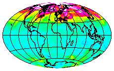 Ozone Field of 22 March 2009