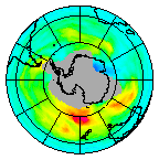 Ozone Field of 18 June 2009