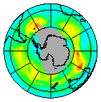 Ozone Field of 27 June 2009