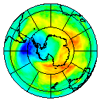 Ozone Field of 25 November 2009