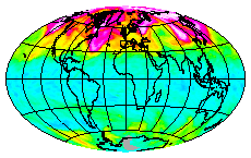 Ozone Field of 25 April 2010