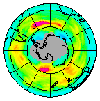 Ozone Field of 15 August 2010