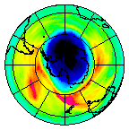 Ozone Field of 29 September 2010