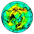 Ozone Field of 25 October 2010