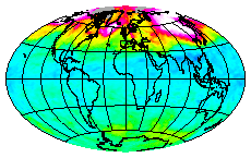 Ozone Field of 24 January 2012