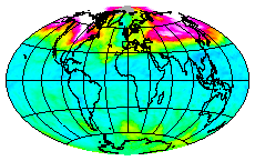 Ozone Field of 29 January 2012