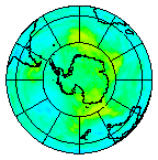 Ozone Field of 29 January 2012
