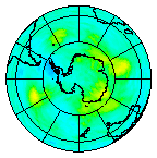 Ozone Field of 12 March 2012